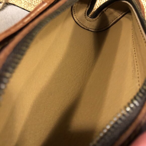 Love 41 Leather Pencil Case in Chestnut - Picture 4 of 4